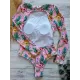 Wetsuit Floral Long Sleeve U-Neck Backless One-Piece Swimwear Wetsuit Floral Long Sleeve U-Neck Backless One-Piece Swimwear
