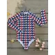 Plaid Zipper Long-Sleeves One-Piece Wetsuit Plaid Zipper Long-Sleeves One-Piece Wetsuit