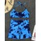 Tie-Dyed Gradient 5 Point Pants Split Wetsuit