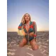 Printing Long Sleeve V-Neck Sexy Monokini Wetsuit Printing Long Sleeve V-Neck Sexy Monokini Wetsuit