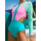 Long Sleeves Zipper Hollow One-Piece Wetsuit Long Sleeves Zipper Hollow One-Piece Wetsuit