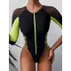 Long Sleeve Split-Joint Bandage One-Piece Wetsuit Long Sleeve Split-Joint Bandage One-Piece Wetsuit