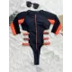 Long Sleeve Split-Joint Bandage One-Piece Wetsuit Long Sleeve Split-Joint Bandage One-Piece Wetsuit