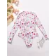 Long Sleeve Printed Zipper One-Piece Wetsuit Swimwear Long Sleeve Printed Zipper One-Piece Wetsuit Swimwear
