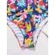 Long Sleeve Printed Zipper One-Piece Wetsuit Swimwear Long Sleeve Printed Zipper One-Piece Wetsuit Swimwear