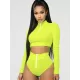 Rash Guard Tulle Long Sleeves High-Waisted Zipper Bikini Wetsuit Swimwear Rash Guard Tulle Long Sleeves High-Waisted Zipper Bikini Wetsuit Swimwear