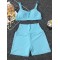 Solid Color Simple Shorts Split Wetsuit