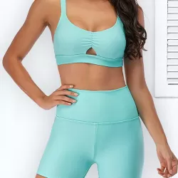 Solid Color Simple Shorts Split Wetsuit