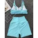Solid Color Simple Shorts Split Wetsuit Solid Color Simple Shorts Split Wetsuit