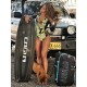 Long Sleeve Color-Block Floral Zipper Rash Guard Long Sleeve Color-Block Floral Zipper Rash Guard