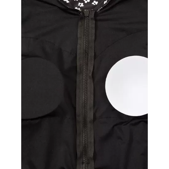 Long Sleeve Color-Block Floral Zipper Rash Guard Long Sleeve Color-Block Floral Zipper Rash Guard
