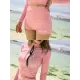 Long Sleeve Zipper Padded High-Waisted Split Rash Guard Swimwear Long Sleeve Zipper Padded High-Waisted Split Rash Guard Swimwear