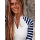Long Sleeves Striped Zipper Split-Joint Wetsuit Long Sleeves Striped Zipper Split-Joint Wetsuit