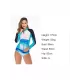 Contrast Trim Zipper Two Pieces Wetsuit Contrast Trim Zipper Two Pieces Wetsuit