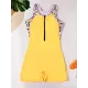 Zipper Contrast Color Split-Joint One-Piece Swimsuit Zipper Contrast Color Split-Joint One-Piece Swimsuit