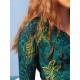Printed Zipper Long Sleeves One-Piece Wetsuit Printed Zipper Long Sleeves One-Piece Wetsuit