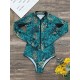 Printed Zipper Long Sleeves One-Piece Wetsuit Printed Zipper Long Sleeves One-Piece Wetsuit
