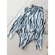 Padded Skinny Contrast Color Printed Zipper Round-Neck Wetsuits Padded Skinny Contrast Color Printed Zipper Round-Neck Wetsuits