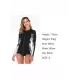 Long Sleeve Floral Printing Two-Piece Wetsuit Long Sleeve Floral Printing Two-Piece Wetsuit