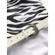 Zebra Print Split-Joint Belted Wetsuit Zebra Print Split-Joint Belted Wetsuit