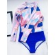 Abstract Printed Long Sleeve Wetsuit Abstract Printed Long Sleeve Wetsuit