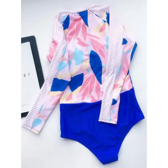 Abstract Printed Long Sleeve Wetsuit Abstract Printed Long Sleeve Wetsuit