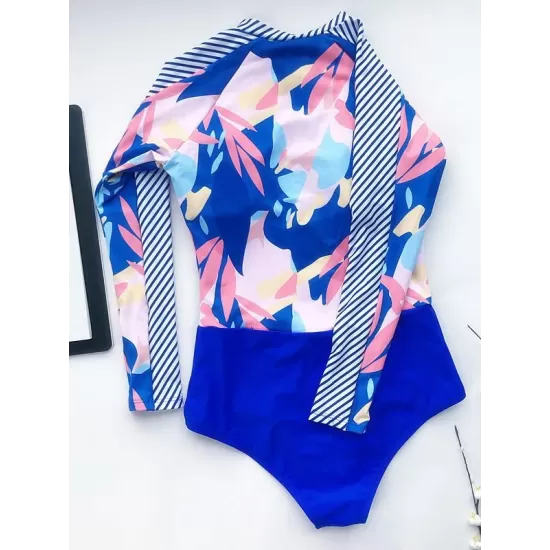 Abstract Printed Long Sleeve Wetsuit Abstract Printed Long Sleeve Wetsuit