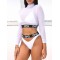 Sexy See-Through Split-Joint Long-Sleeved Split Wetsuit