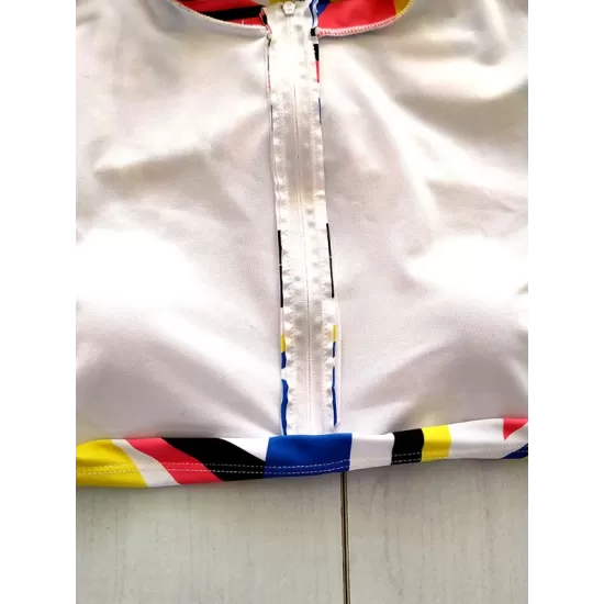 Abstract Printed Long Sleeve Zipper Split Wetsuit+Scarf Abstract Printed Long Sleeve Zipper Split Wetsuit+Scarf