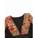 Ethnic Printed Split-Joint See-Through V-Neck One-Piece Wetsuit Ethnic Printed Split-Joint See-Through V-Neck One-Piece Wetsuit