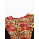 Ethnic Printed Split-Joint See-Through V-Neck One-Piece Wetsuit Ethnic Printed Split-Joint See-Through V-Neck One-Piece Wetsuit