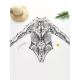 Animal Print High-Neck Zipper Long Sleeve One-Piece Wetsuit Animal Print High-Neck Zipper Long Sleeve One-Piece Wetsuit