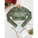 Plain Split-Joint Hollow-Back Wetsuit Plain Split-Joint Hollow-Back Wetsuit