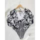 Long Sleeve Floral-Print Backless Wetsuit Long Sleeve Floral-Print Backless Wetsuit