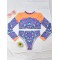 Floral Long Sleeve High-Waisted Wetsuit