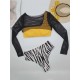 Long Sleeve Cover-Up Top One-Shoulder Bandeau High-Waisted Bikini Swimwear Long Sleeve Cover-Up Top One-Shoulder Bandeau High-Waisted Bikini Swimwear