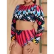Floral Long Sleeve High-Waisted Wetsuit Floral Long Sleeve High-Waisted Wetsuit