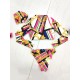 Floral Print Long Sleeve Zipper With Turban Wetsuit Floral Print Long Sleeve Zipper With Turban Wetsuit