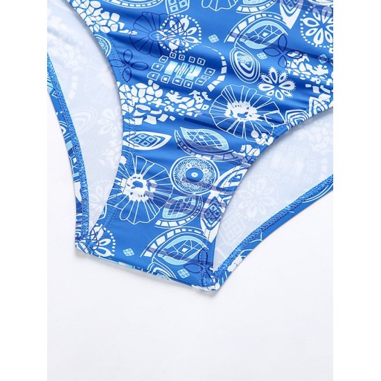 Wetsuit Floral Long Sleeve Zipper One-Piece Swimwear Wetsuit Floral Long Sleeve Zipper One-Piece Swimwear