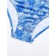 Wetsuit Floral Long Sleeve Zipper One-Piece Swimwear Wetsuit Floral Long Sleeve Zipper One-Piece Swimwear