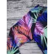 Sexy One-Piece Swimwear Backless Floral Long Sleeve Rash Guards Sexy One-Piece Swimwear Backless Floral Long Sleeve Rash Guards