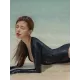 Long Sleeve Deep V-Neck Solid Color Slim One-Piece Rash Guard Swimwear Long Sleeve Deep V-Neck Solid Color Slim One-Piece Rash Guard Swimwear