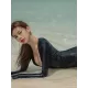 Long Sleeve Deep V-Neck Solid Color Slim One-Piece Rash Guard Swimwear Long Sleeve Deep V-Neck Solid Color Slim One-Piece Rash Guard Swimwear