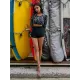 Leaf Print Round-Neck Long Sleeve High-Waisted Wetsuit Swimwear Leaf Print Round-Neck Long Sleeve High-Waisted Wetsuit Swimwear