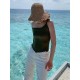 Stylish Solid Color One-Shoulder Long Sleeve One-Piece Wetsuit Swimwear Stylish Solid Color One-Shoulder Long Sleeve One-Piece Wetsuit Swimwear