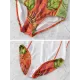 Fashion Leaves Print Zipper Sexy Surfing Slim One-Piece Wetsuit Swimwear Fashion Leaves Print Zipper Sexy Surfing Slim One-Piece Wetsuit Swimwear