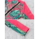 Fashion Leaves Print Zipper Sexy Surfing Slim One-Piece Wetsuit Swimwear Fashion Leaves Print Zipper Sexy Surfing Slim One-Piece Wetsuit Swimwear