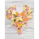 U-Neck Long Sleeve Floral Print Sexy Slim One-Piece Wetsuit Swimwear U-Neck Long Sleeve Floral Print Sexy Slim One-Piece Wetsuit Swimwear