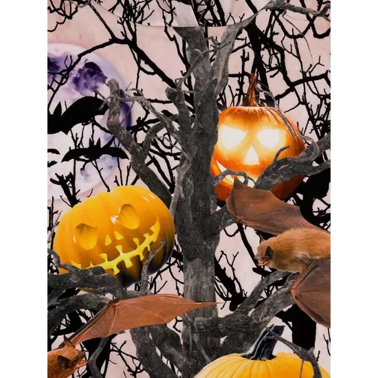 Halloween Pumpkin-Print Long-Sleeves Wetsuit Halloween Pumpkin-Print Long-Sleeves Wetsuit