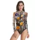 Halloween Pumpkin-Print Long-Sleeves Wetsuit Halloween Pumpkin-Print Long-Sleeves Wetsuit